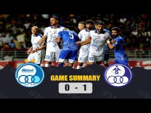 خلاصه بازی استقلال خوزستان 1 استقلال 0