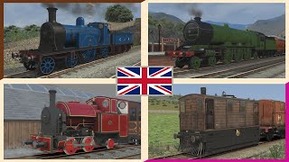 Random British Steam Locomotives in Train Simulator 2022