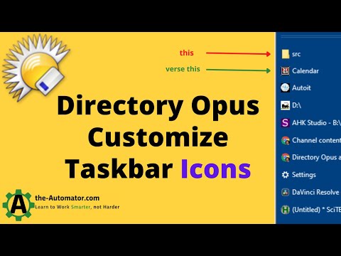 How to use your Folder&#39;s Icon in the Taskbar with Directory Opus