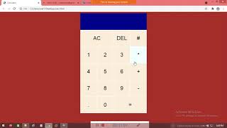 HOW TO MAKE CALCULATOR APP IN JAVASCRIPT (PART 5)| JAVASCRIPT PROGRAMMING COURSE | DATACOM INSTITUTE