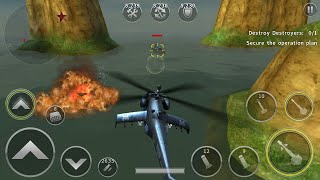 Gunship Battle: Helicopter 3D Gameplay | Episode : - 1 | Mission : - 3 ( Maritime Ambush ) screenshot 5