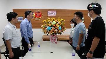 Huyện uỷ Đất Đỏ thăm và tặng quà các doanh nghiệp