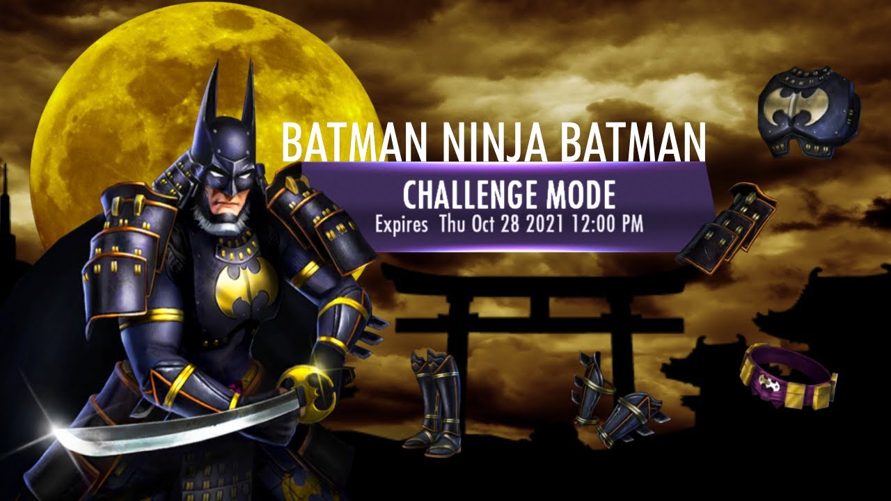 Batman Ninja Batman Challenge Mode Full Run! Get him NOW! - Injustice  Mobile - YouTube