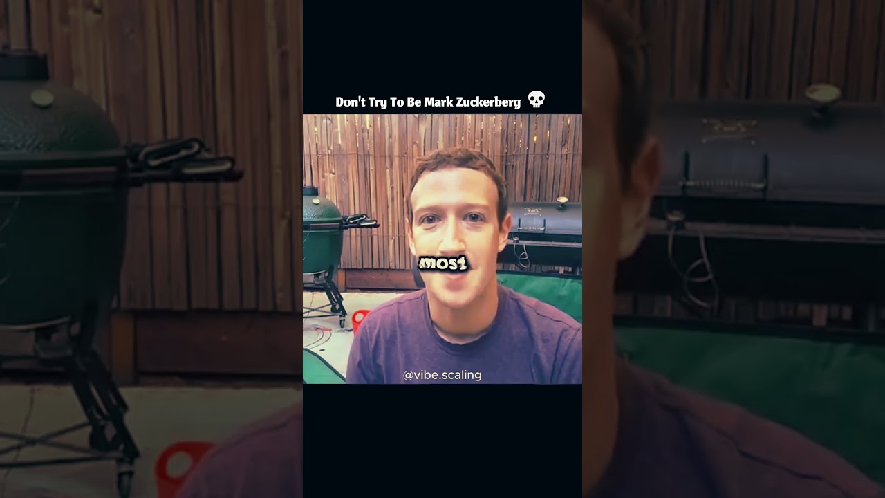 Don't Try To Be Mark Zuckerberg !! 