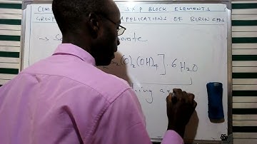 Comparative Chemistry of s- and p-Block Elements: Sources and Compounds of Boron