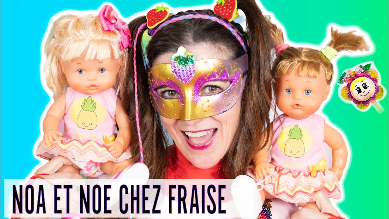 🍓 Fraise invite les bébés Noa et Noé chez elle ! 🎉 Se comporteront-elles bien ou trop mal? 🙈