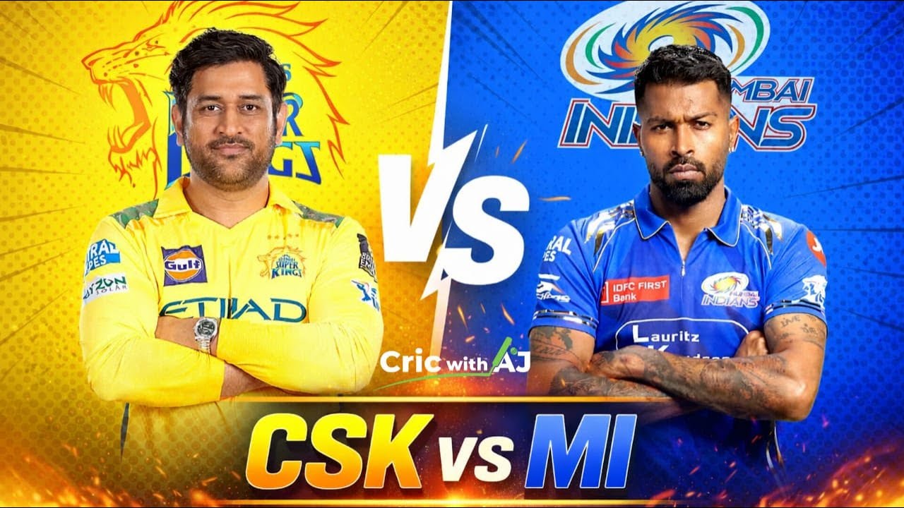 🔴CSK vs MI – The Biggest Rivalry in IPL | PC Game 