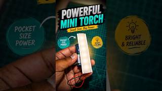 Powerful Mini Torch || Creative Idea with PVC Pipe || How to make a LED Torch Light at home