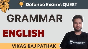 English Grammar | Lecture-1 | English for CDS/NDA 2020 | Vikas Raj Pathak