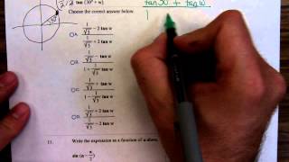 Math 1316 Sine and Tangent Sum Diff Identities 1