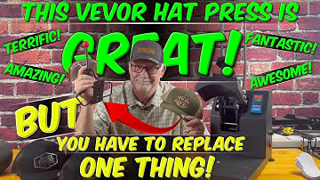 How To Press Perfect Hats With A The Vevor Hat Press Hack! It’s AMAZING!