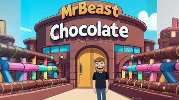 $1 Billion Cartoon Chocolate Factory Tour 🍫 | Animated MrBeast Adventure