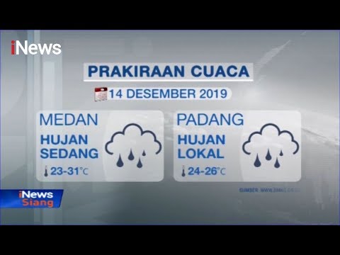Prakiraan Cuaca Beberapa Daerah Berpotensi Terdampak Cuaca Ektrem INews Siang 14 12