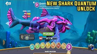 Hungry Shark World All 43 Shark Unlocked Gems and coins hack | New Shark Quantum Gameplay screenshot 2