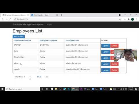 Employee Management System Using Java SpringBoot