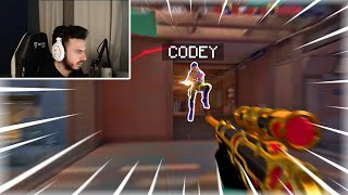 Streamers React to Codey ft. xQc, tarik, s0m and more | VALORANT