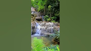 سورة الفاتحة للشيخ مأمون الشمالي