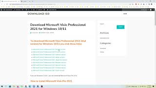Download Visio Professional 2021 Trial Version