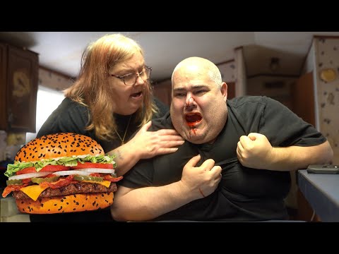 The Jack-O-Lantern Whopper HEART ATTACK!
