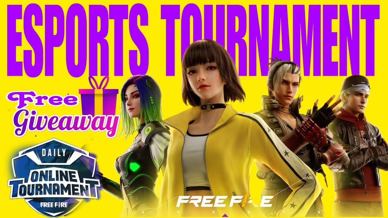 GARENA FREE FIRE ESPORTS TOURNAMENT GIVEAWAY HOSTED BY POOJA ENTRY FREE #freefiremax #freefire