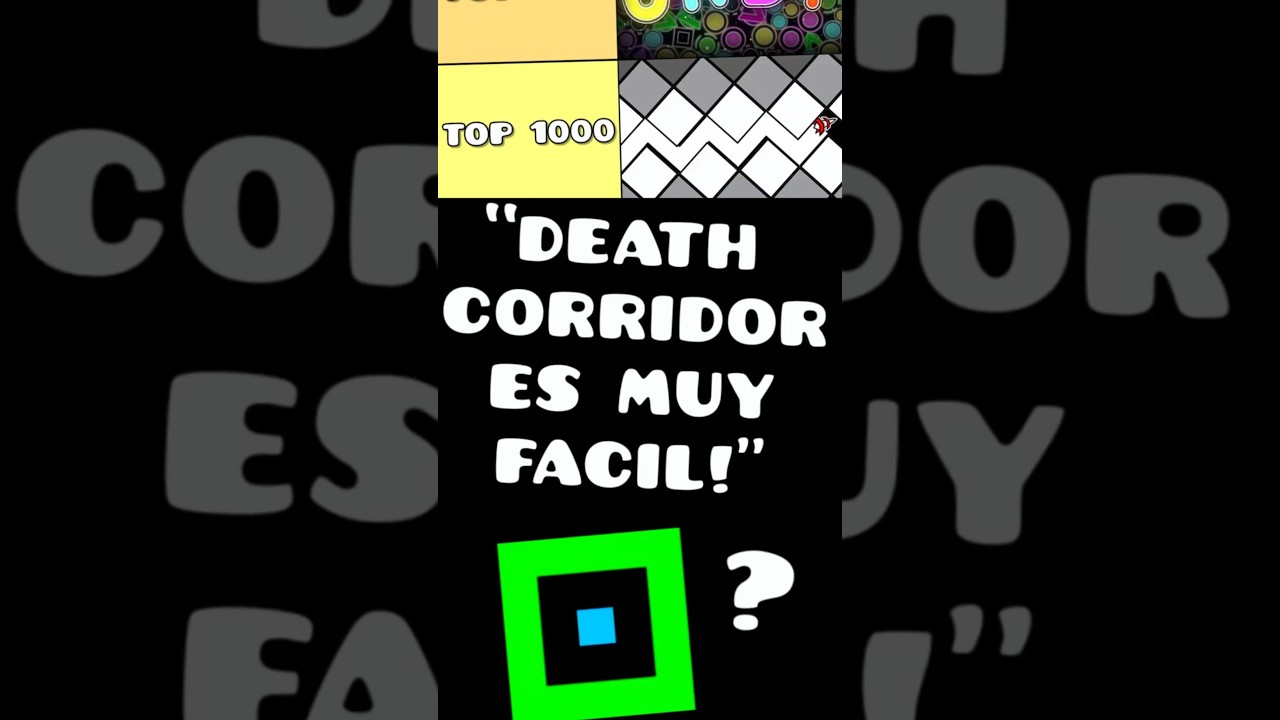 NOOB REACCIONA A DEATH CORRIDOR 🥀  #geometrydash #gdupdate #gdshorts #gd #gdchallenge #shorts