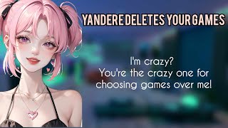 Your Yandere Partner Deletes Your Game Saves F4A Mattyestmatt Yandere Asmr