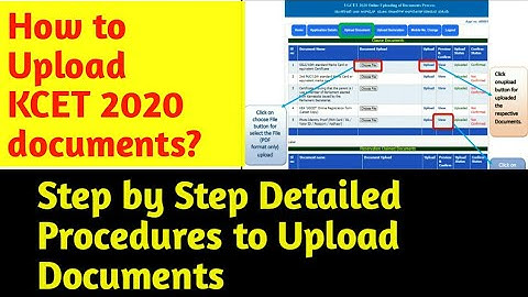 KCET DOCUMENT VERIFICATION STEP BY STEP PROCEDURES | KCET 2020 LATEST NEWS