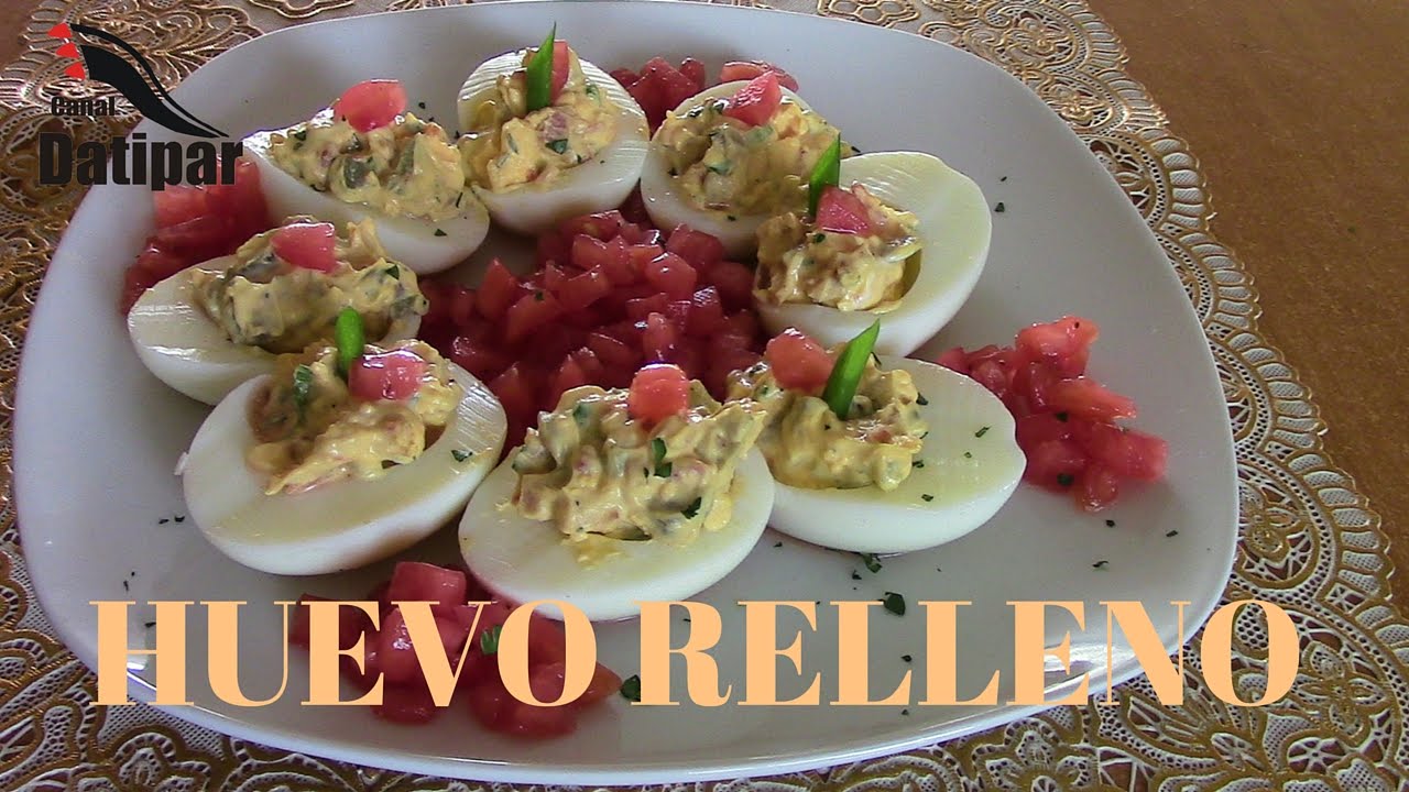 HUEVO RELLENO - YouTube