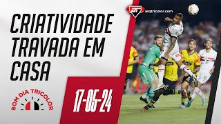 São Paulo TRAVA em falta de inspiração e DESPERDIÇA chance de colar no Talleres | Bom Dia Tricolor