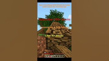 Day 1 of walking 3000 Blocks Everyday Until i reach The World Border #minecraft #shorts #fpy #day1