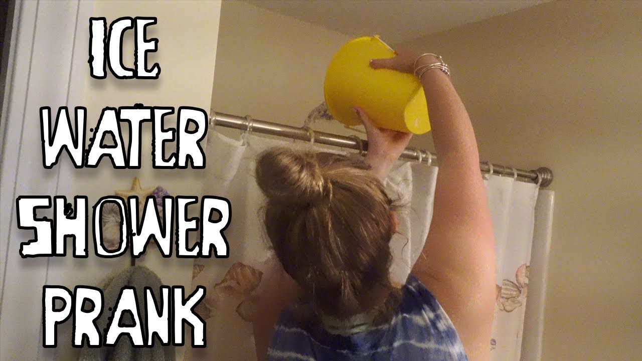 ICE WATER SHOWER PRANK YouTube