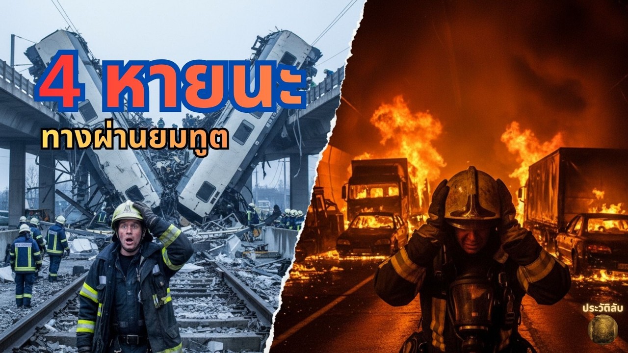 รวมหายนะรถไฟ & อุโมงค์สยองขวัญ | ประวัติลับ