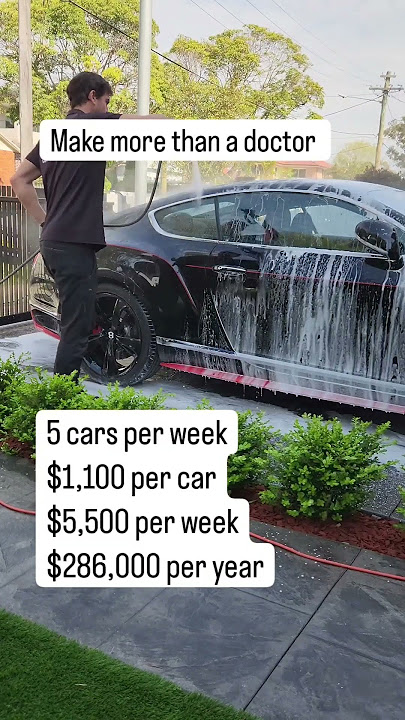 Make more than a doctor detailing cars