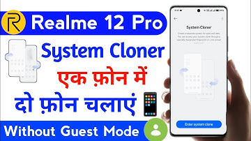realme 12 pro turn system cloner setting | realme 12 pro system cloner on kaise kare | realme