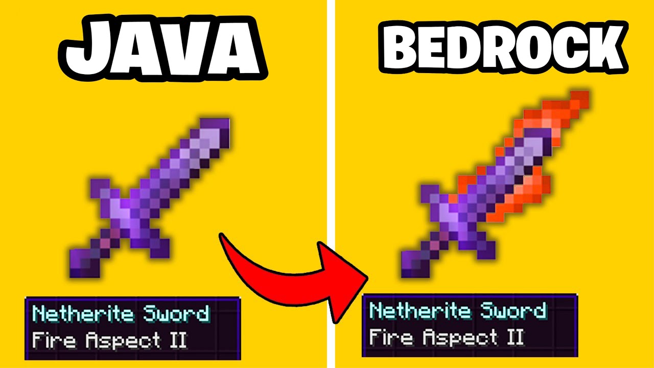 MINECRAFT JAVA vs BEDROCK THING…. - YouTube