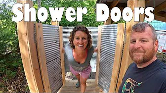 Custom DIY Outdoor Shower Door Reveal! You’ll Never Guess What We Chose