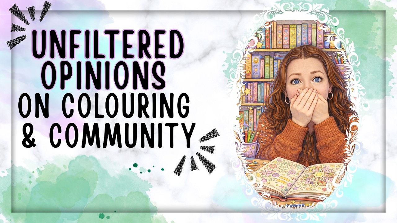 From the PERSPECTIVE of 6 MONTHS OLD colourist. | Adult Colouring 💜