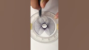 Simple ASMR Spirograph Art! #art #shorts #spirograph #satisfying #trending #asmr #viralshorts