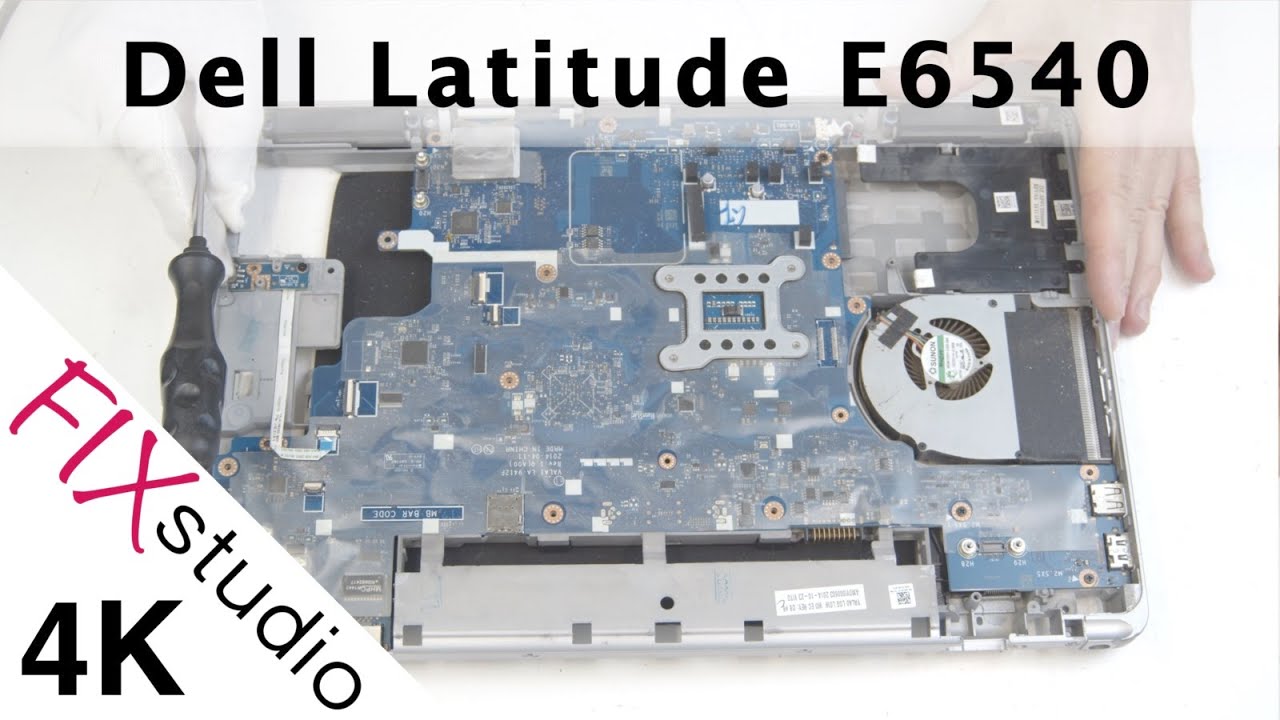 Dell Latitude E6540 - disassemble [4k] - YouTube