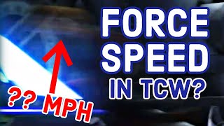 Did you catch Anakin using Force Speed in TCW?