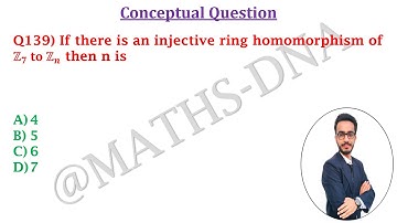 Q139 | ABSTRACT ALGEBRA | CSIR-NET/JRF  | GATE | IIT-JAM | NBHM | NBHM P.Hd.|