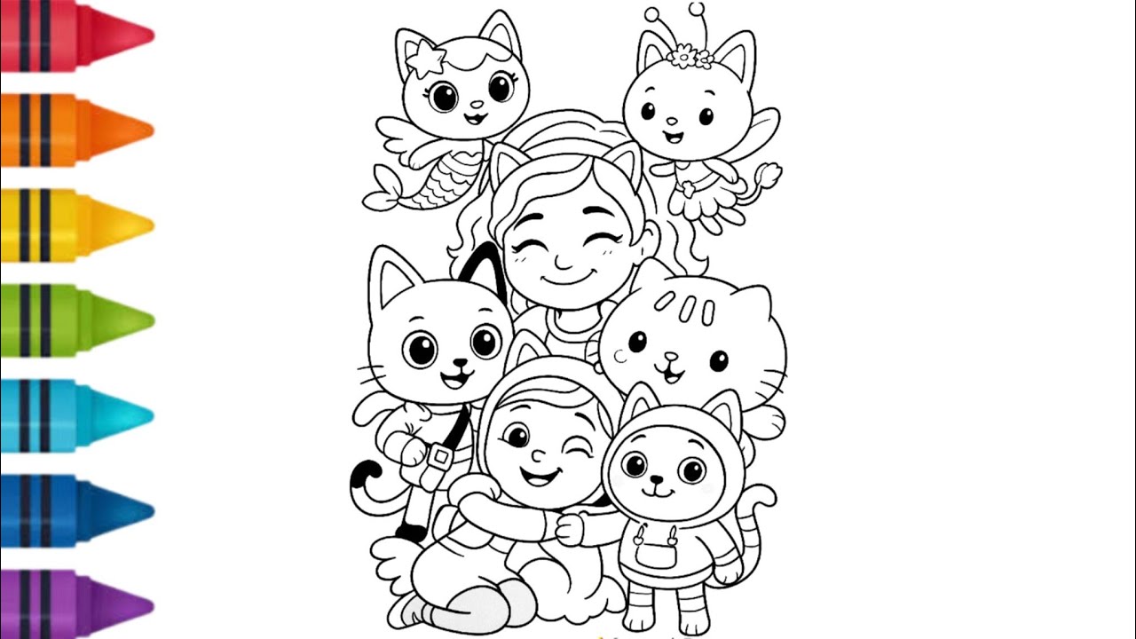 📸 Gabby's Dollhouse All Characters Cute Photoshoot 🐱✨ | Gabby