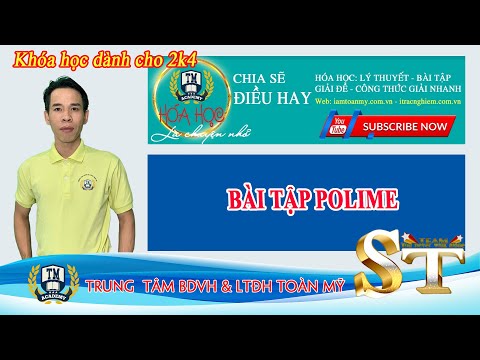 TRẮC NGHIỆM POLIME – CHƯƠNG 4 – HÓA 12 (Tải tài liệu dưới phần mô tả)