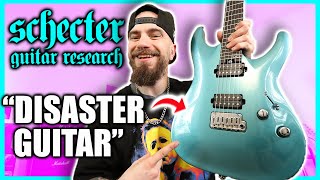 THE DISASTER GUITAR IS WORKING! SCHECTER AARON MARSHALL AM6