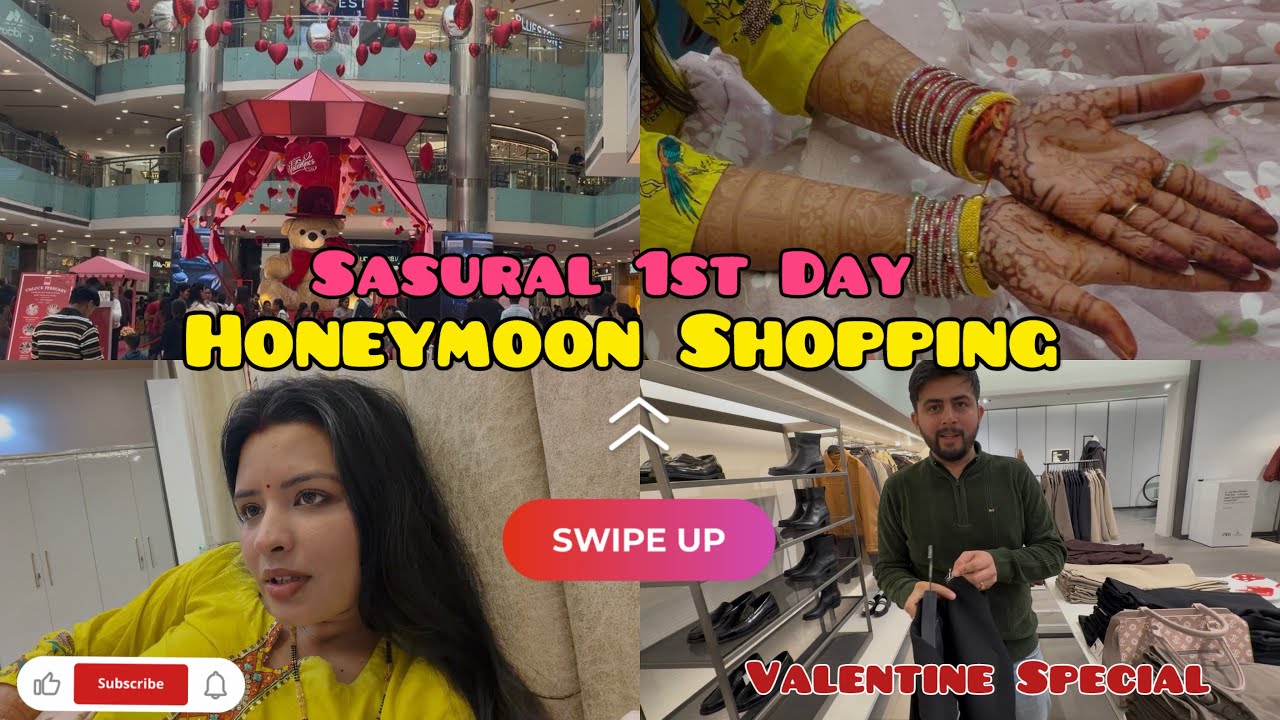 Honeymoon Shopping in Sasural | Valentines week Special #viral #wedding #vlog #trending #sasuralvlog