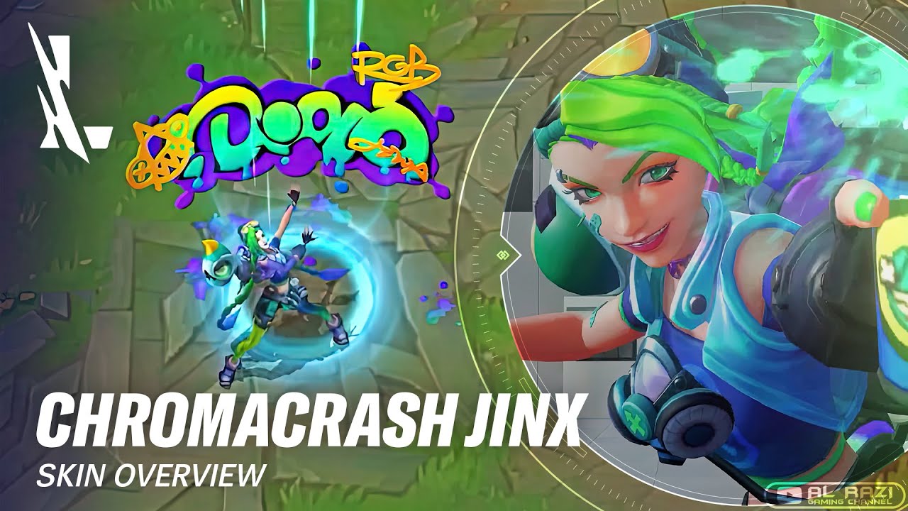 Chromacrash Jinx Exclusive Wild Rift | Skin Overview [Wild Rift CN