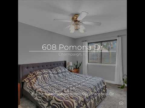 608 Pomona Dr, Champaign, IL home video tour