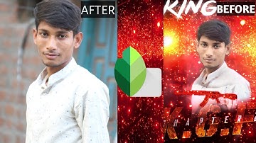 KGF Chapter 2 Photo Editing | kgfMovie Poster Tutorial | Snapseed kgf Movie Poster Edit||SR Editing
