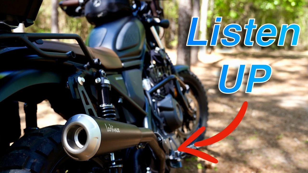 Honda SCL500 Leo Vince Exhuast