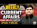 MPPSC Weekly Current Affairs🚨| 29th March-4th April 2026 Week 1 | MP, National & International